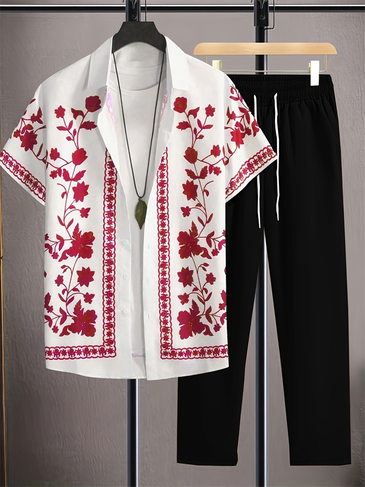 3D Printing Cancer - Camisa de manga curta 3D floral