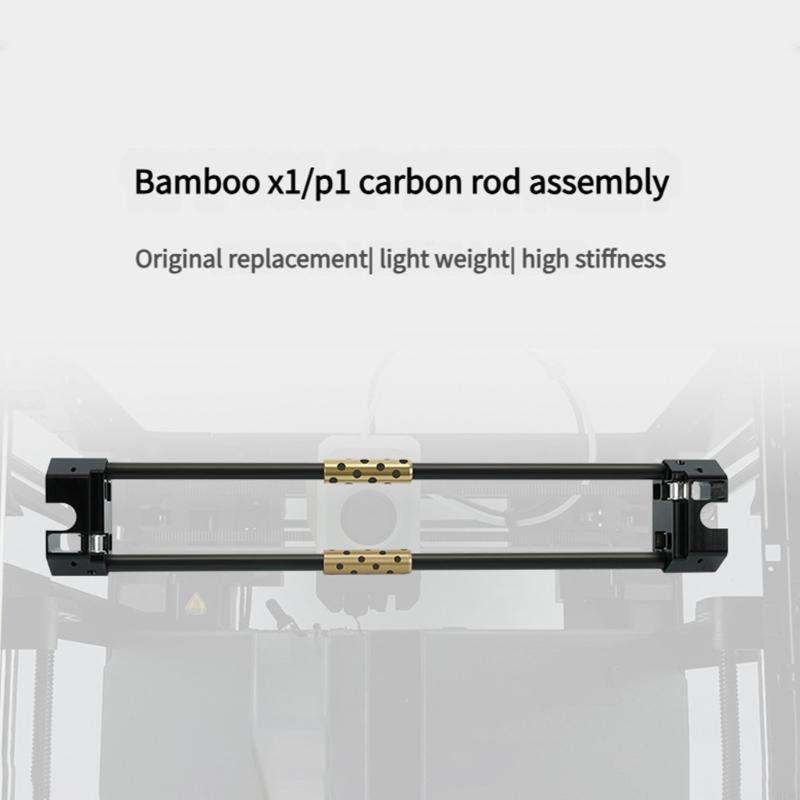 3D Printing X1 Carbon - Conjunto haste fibra carbono 380 mm