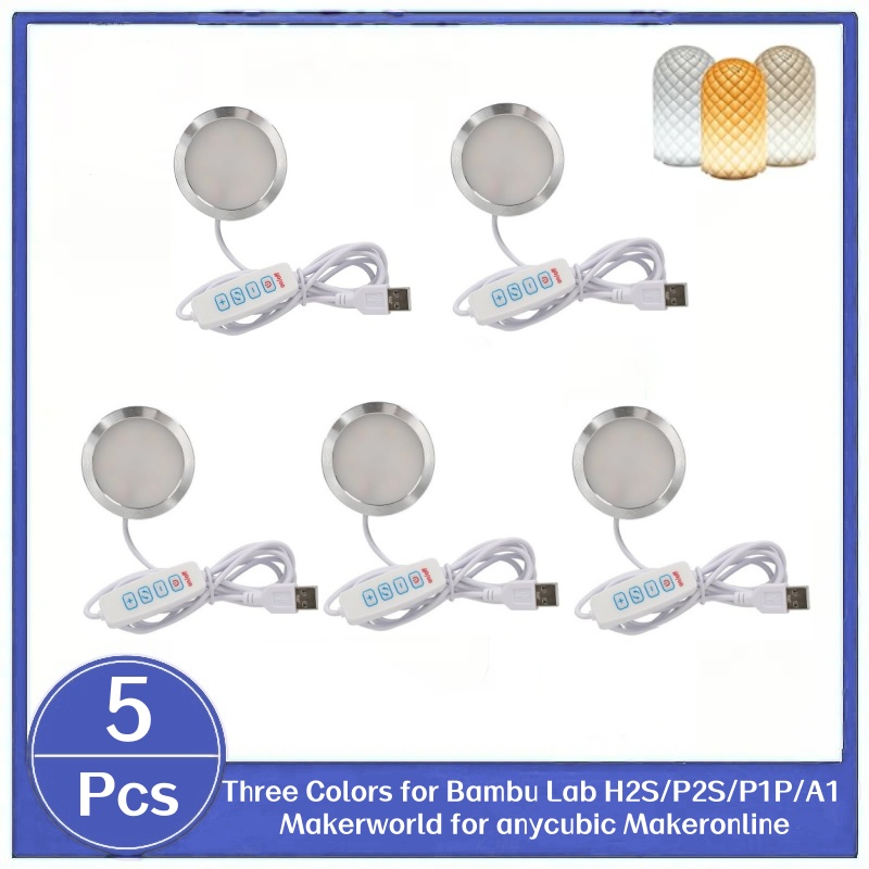 3D Printing Bambu Lab - Kit de Lâmpadas LED 5PCS 001