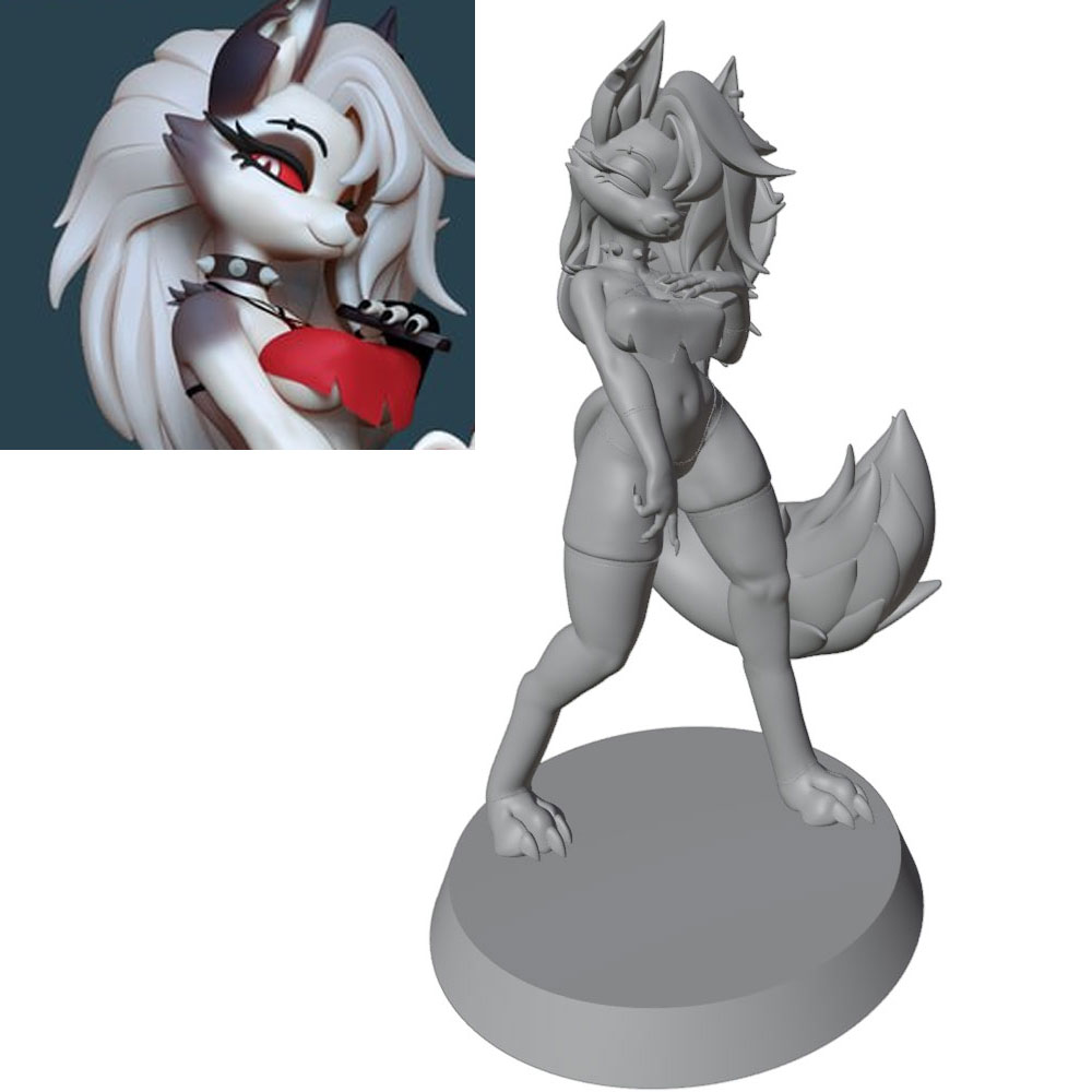 3D Printing Article - Estátua de personagem de anime, 1/24