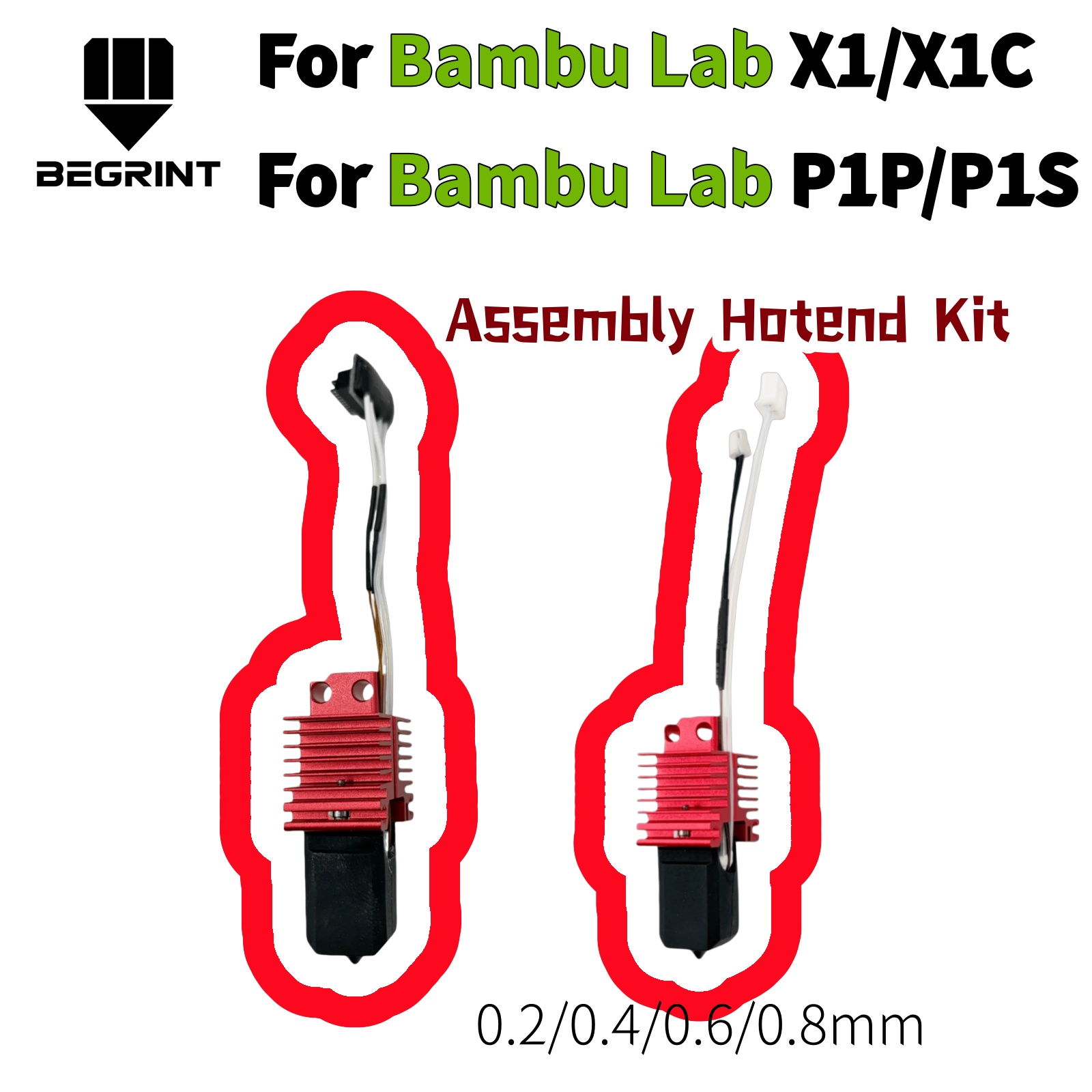 3D Printing Bambu Lab - Kit Completo de Montagem da Cabeça