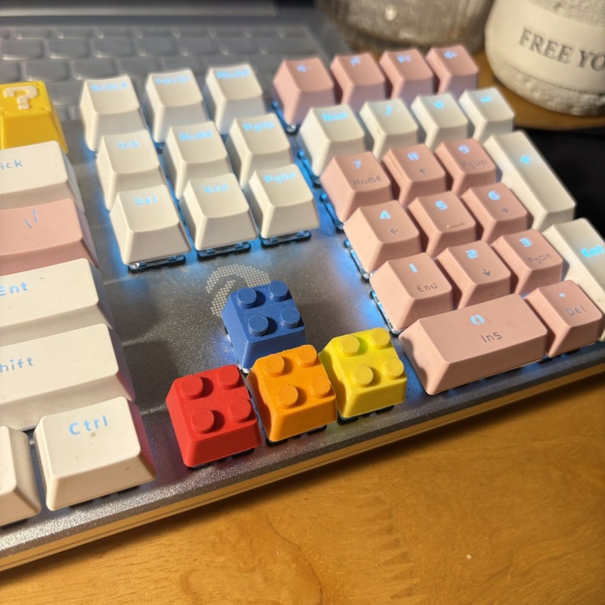 3D Printing Keyboard Keys - Teclas MX impressas em 3D, criativas,