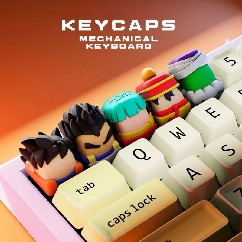 3D Printing Keyboard Keys - Novos keycaps de anime, keycaps de