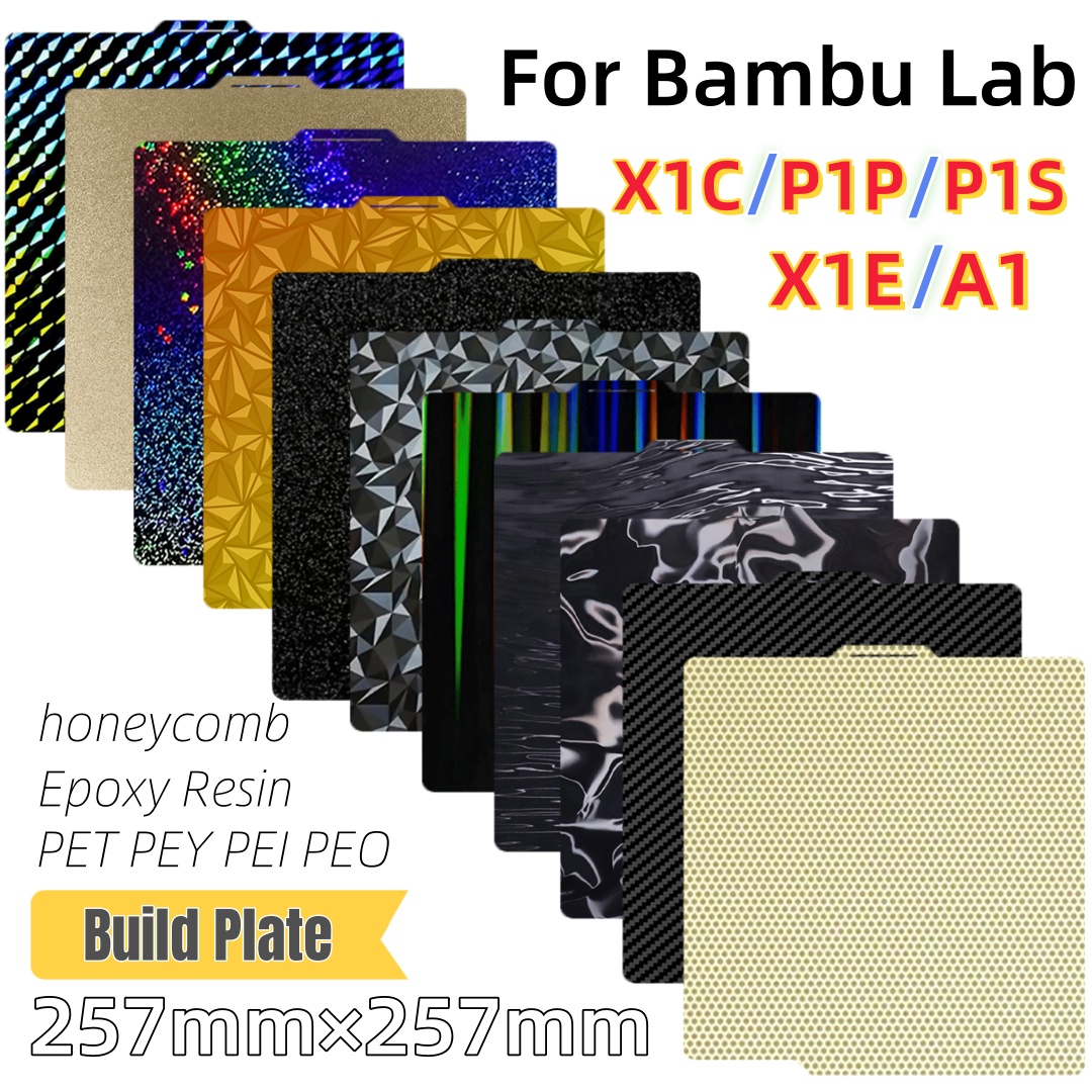 3D Printing Bambu Lab - Placa de construção 257x257 mola chapa