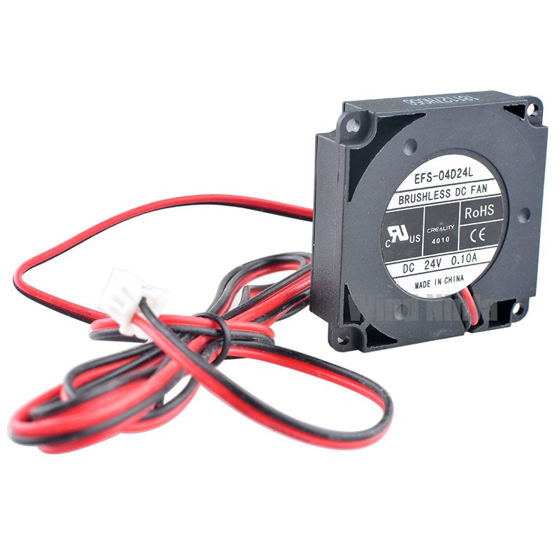 Cooling Fan 40Mm 3D - Ventilador Centrífugo Micro EFS-04D24L 4cm 40mm