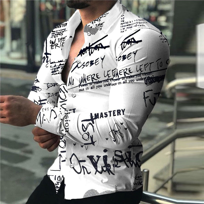 3D Printing Design - Camisa Masculina de Manga Longa com