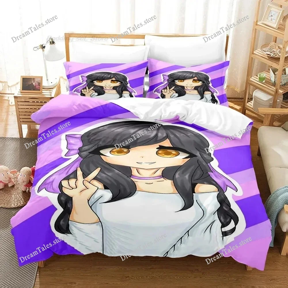 3D Printing Aliexpress - Conjunto de Cama Aphmau: Lençol, Capa