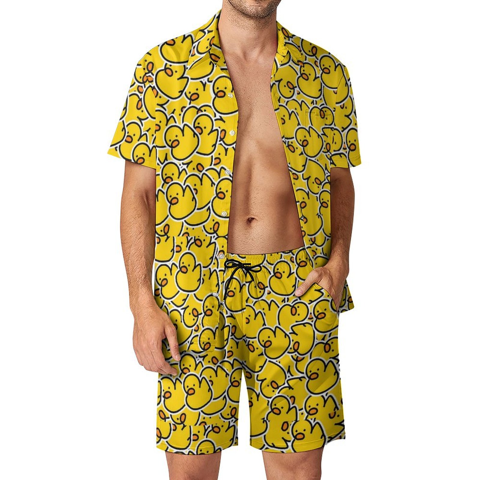 3D Printing Cancer - Conjunto de shorts havaianos de praia