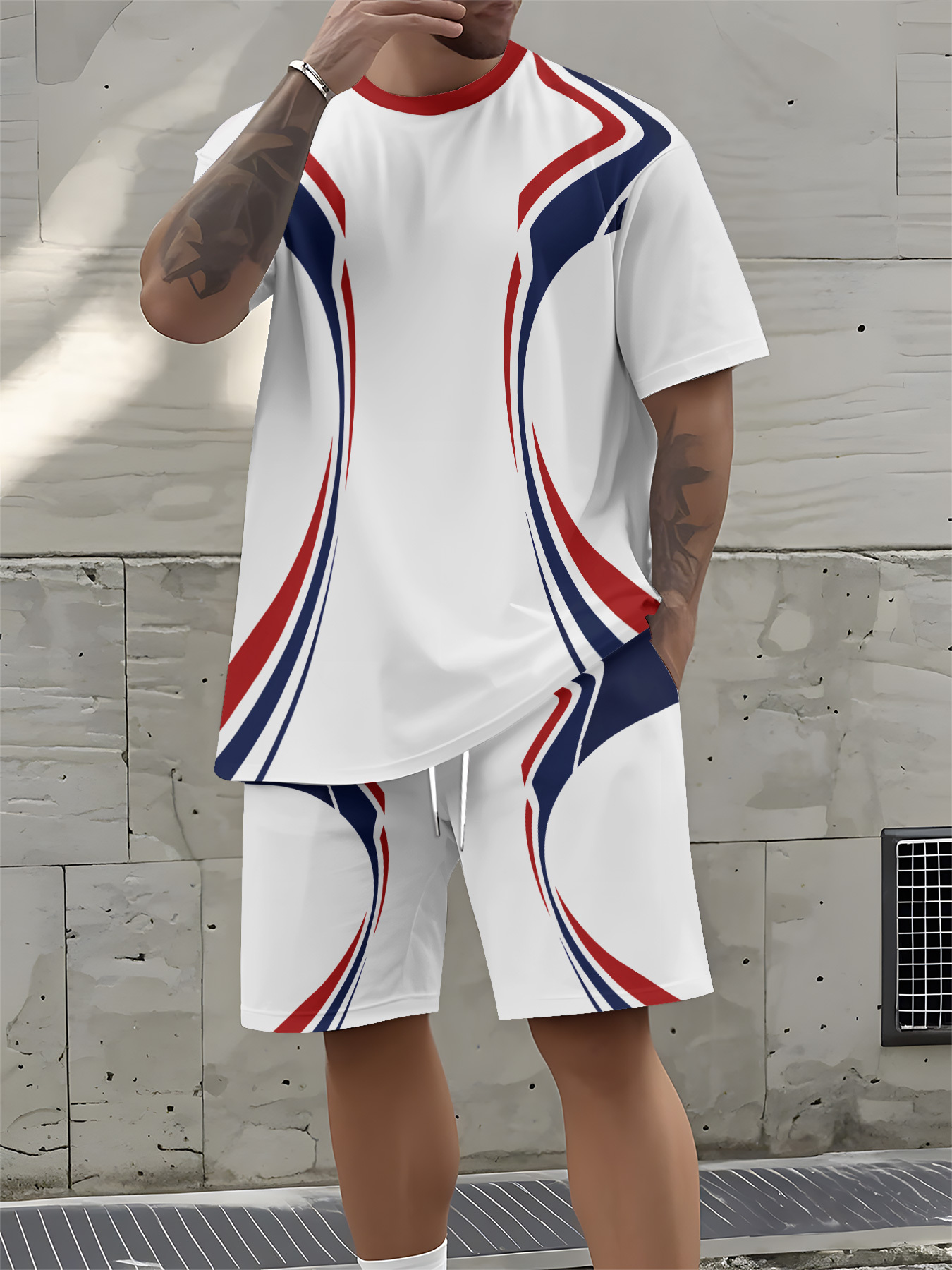 3D Printing Design - Conjunto Masculino de Verão 2026 Novo