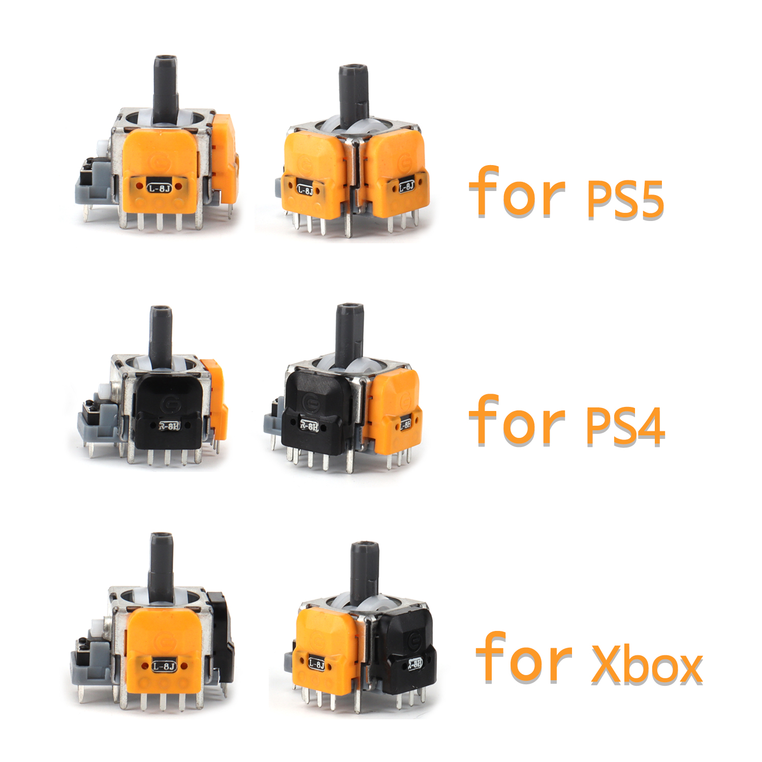 3D Printing Xbox Controller - Joystick de efeito hall de substituição,