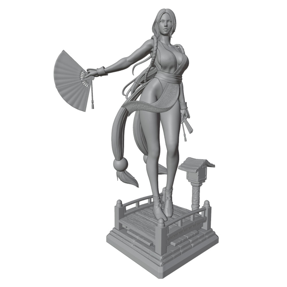 Estátua em Resina de Menina Se - 3D Printing Article avaliação e preço
