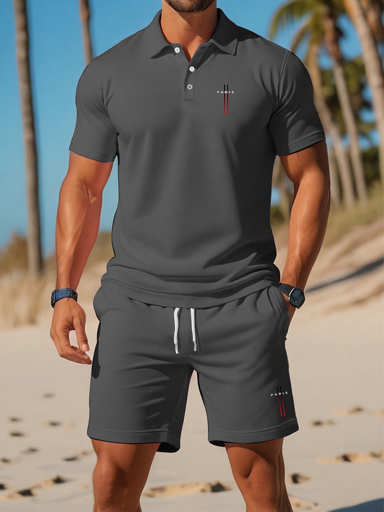 Conjunto de Camisa Polo Mascul - 3D Printing Design avaliação e preço