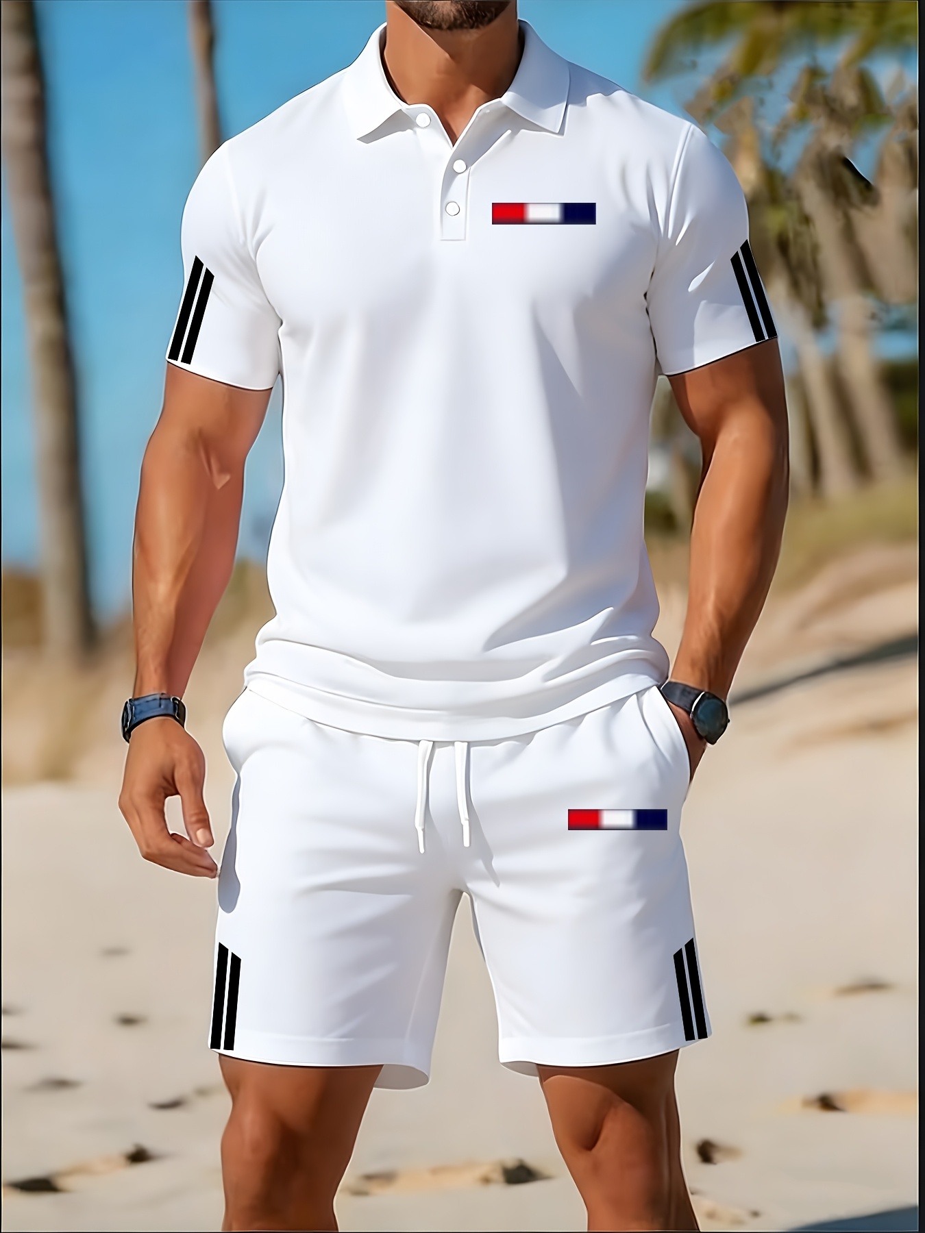 Conjunto de Camisa Polo Mascul - 3D Printing Design avaliação e preço