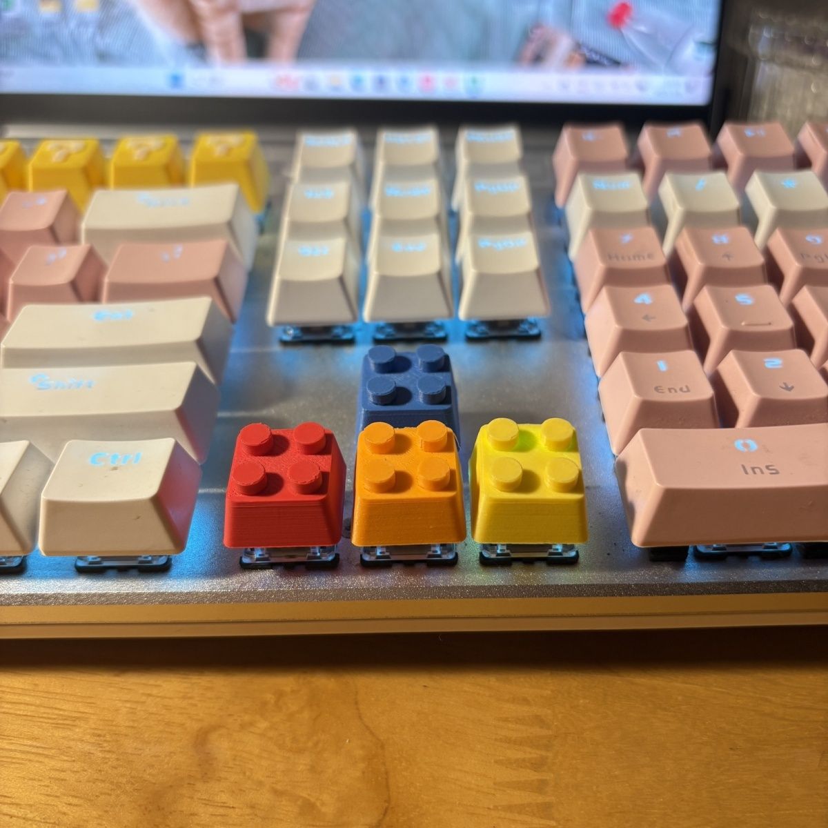 Teclas MX impressas em 3D, cri - 3D Printing Keyboard Keys avaliação e preço