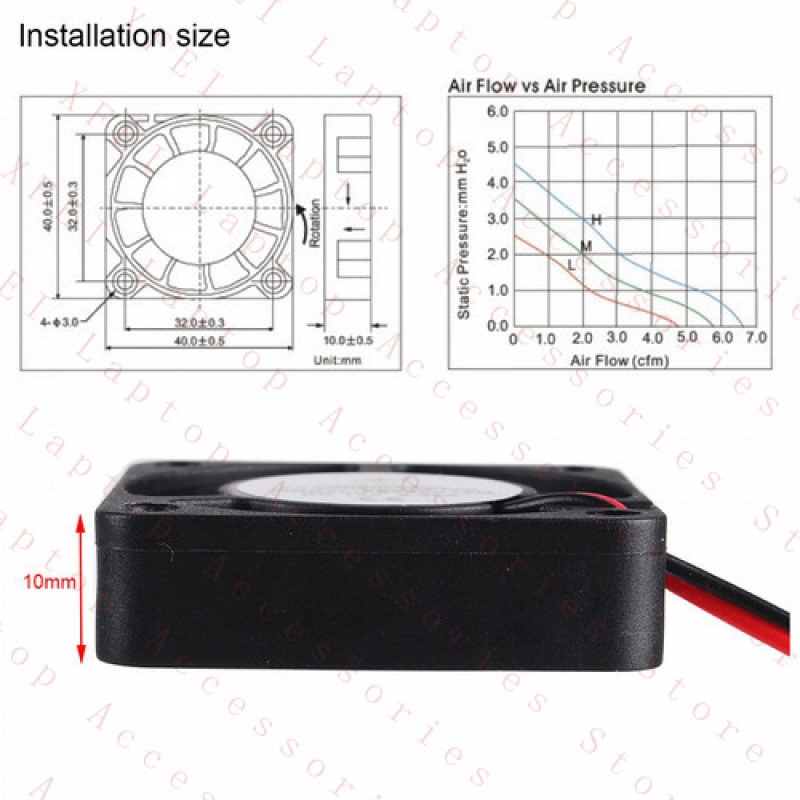 F 4X 12V Laptop Impressora 3D  - Cooling Fan 40Mm 3D avaliação e preço