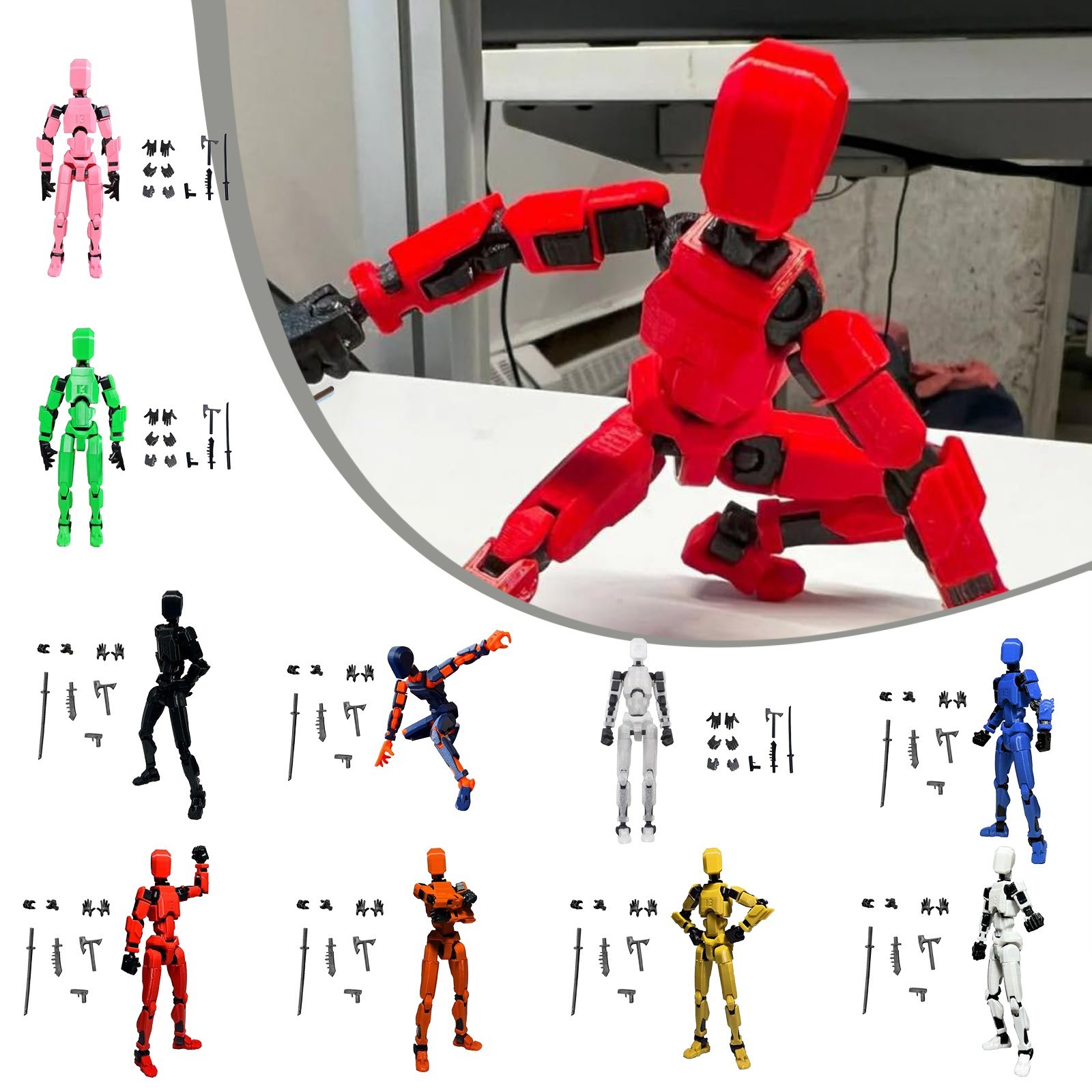 Titan 13 com asas figura brinq - 3D Printing Robot avaliação e preço