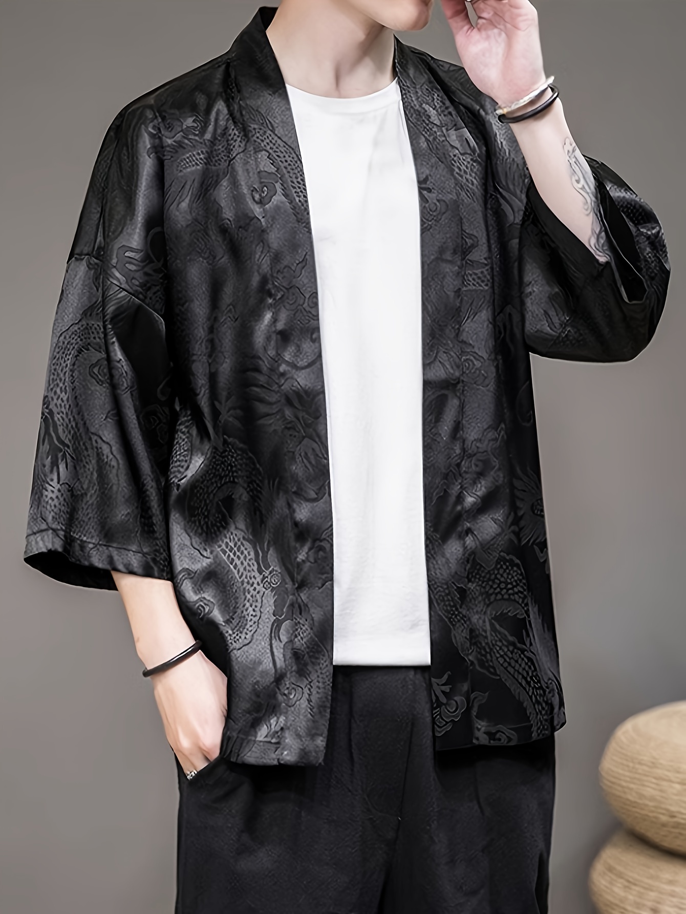 Kimono Masculino de Verão 2026 - 3D Printing Design avaliação e preço