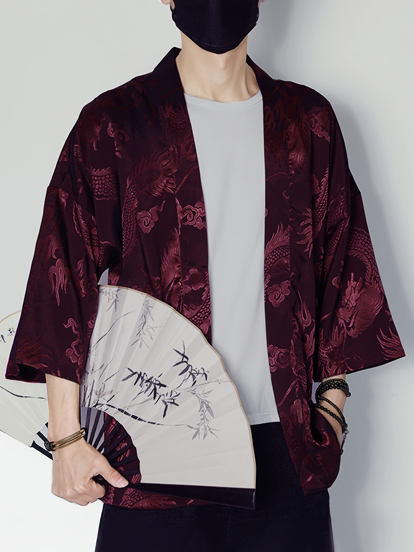 Kimono Masculino de Verão 2026 - 3D Printing Design avaliação e preço