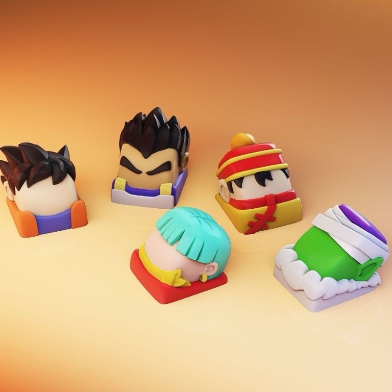 Novos keycaps de anime, keycap - 3D Printing Keyboard Keys avaliação e preço