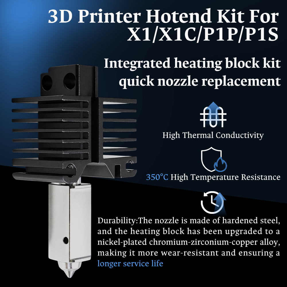 Hotend para Bambu Lab P1P X1C  - 3D Printing Bambu Lab avaliação e preço