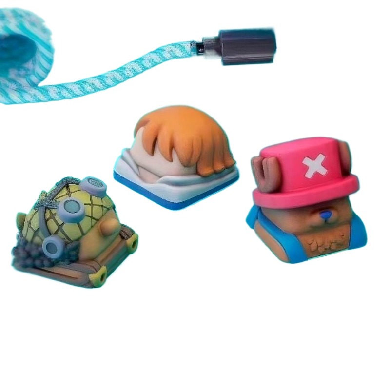 Uma peça chopper nami anime do - 3D Printing Keyboard Keys avaliação e preço