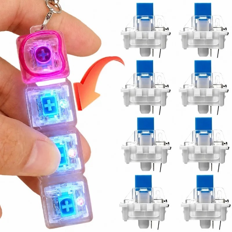 100 Peças de Teclas Mecânicas  - 3D Printing Keyboard Keys avaliação e preço